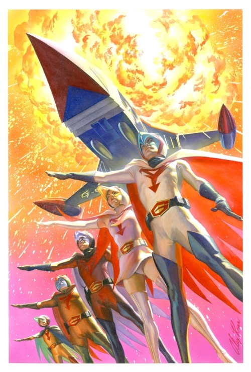 scienceninjaturtle:Alex Ross Art of Gatchaman/ Battle of the...