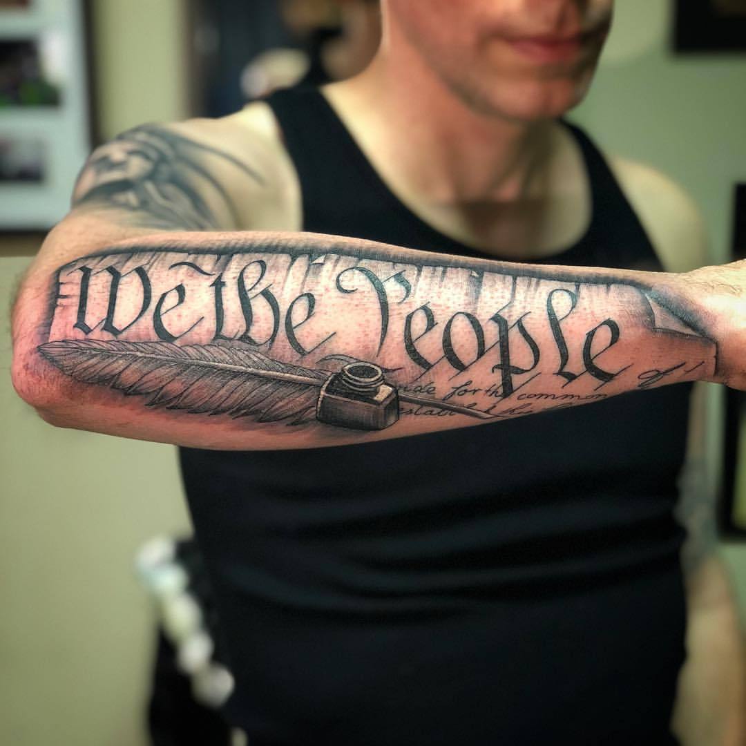 We The People Tattoo Sleeve - Best Tattoo Ideas