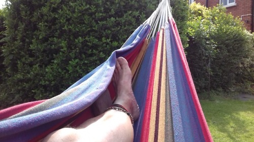 Happiness is work done,and a hammock In the sun