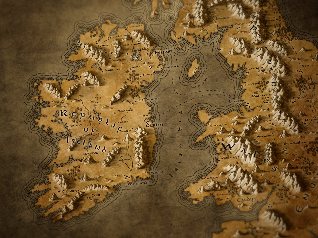 Callum Ogden – Map of the United Kingdom and Republic of Ireland...