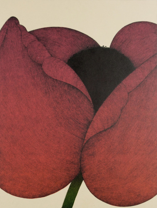 gacougnol:Art HansenPoppy #21981Color lithograph