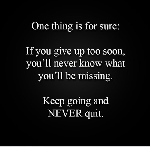 hack-zone:Keep trying. It’s better than living with...