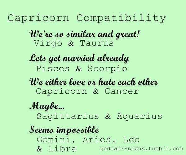 Capricorn-Capricorn Compatibility