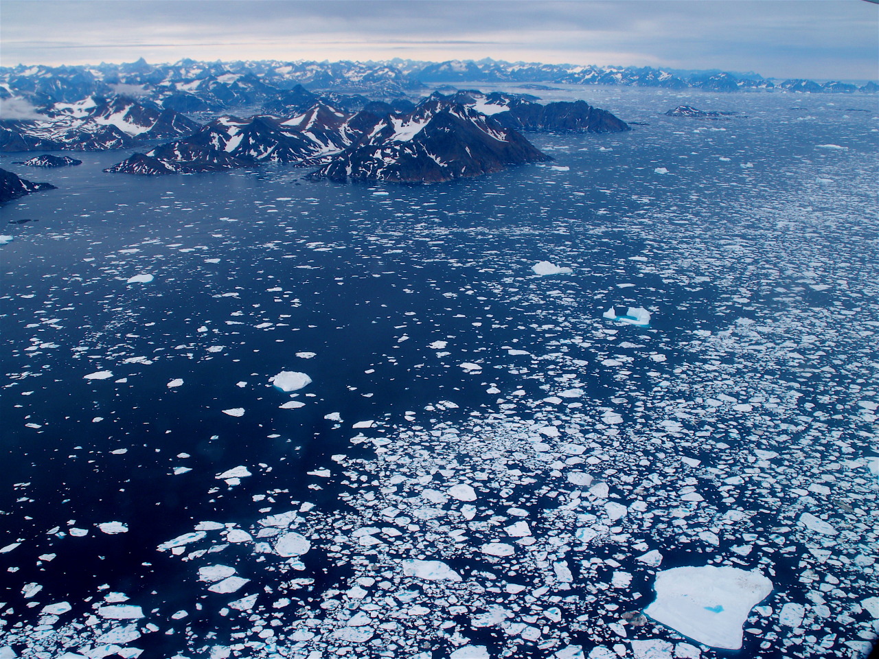 Северно Ледовитый океан снимок сверху