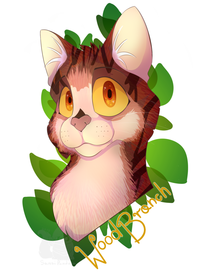 This Cat who draws — Warrior Cats OC Badge The character on it's own is...