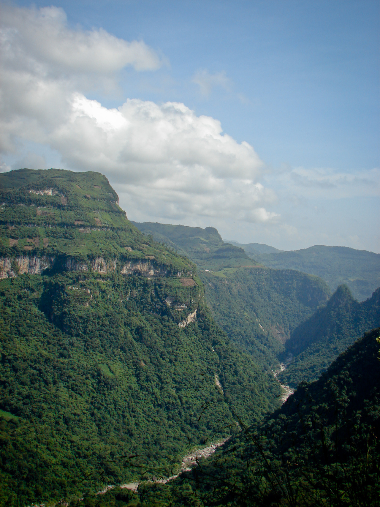 vista del Balcón del Diablo en Xochitlán