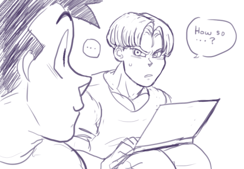 manialwaysfeelsoguilty:Wow Goten, real smooth (inspired by...