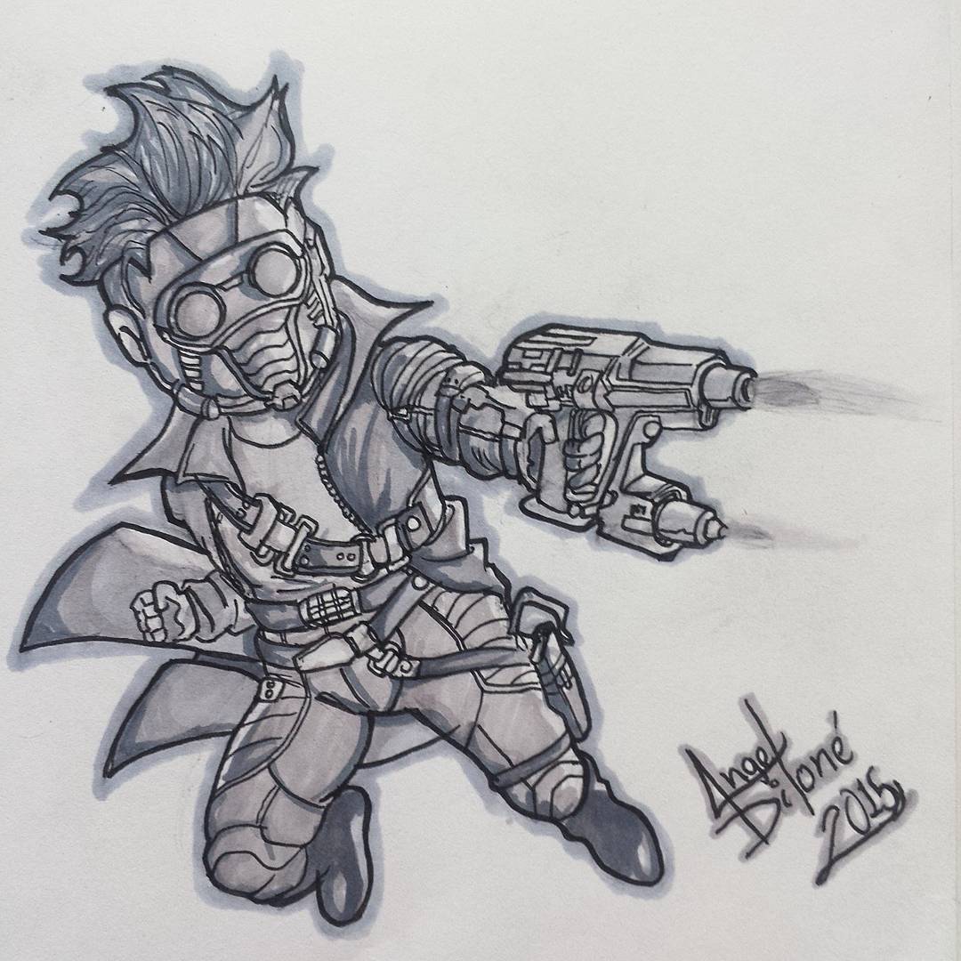 Angel Dilone Art — Star-lord #starlord #guardiansofthegalaxy...