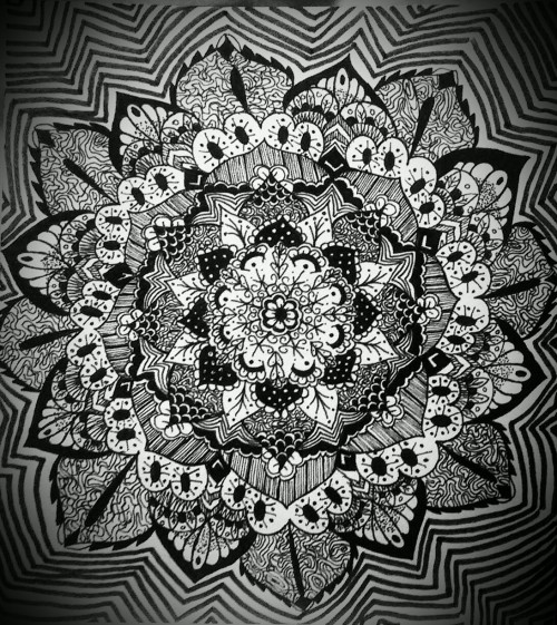 mandala flower on Tumblr