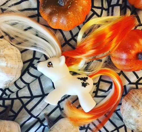 ponyguru:Happy Halloween!! Candy Corn Baby Batty Boo (by...