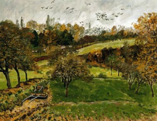 huariqueje:Autumn Landscape, Louveciennnes   -   Alfred...