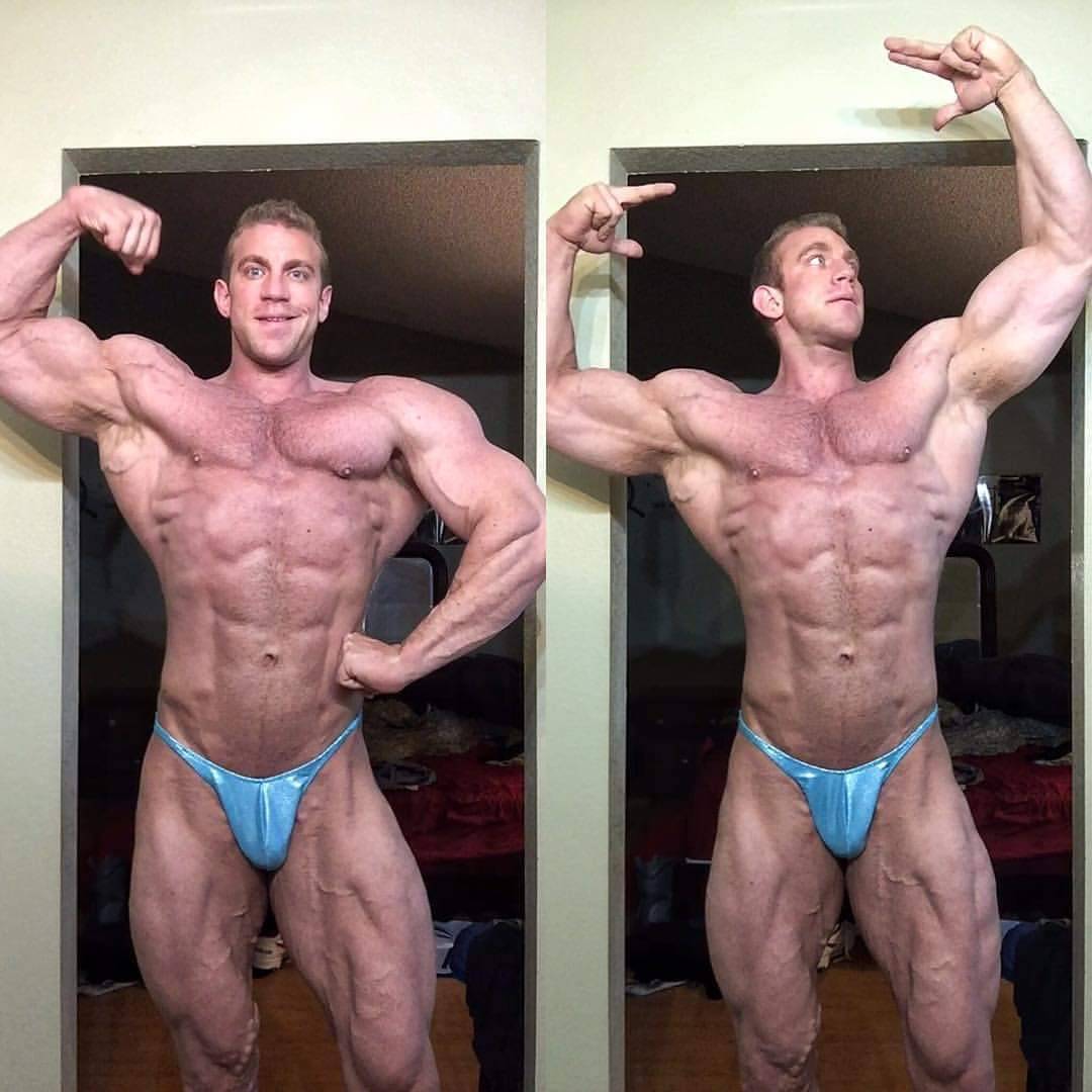 Bodybuilder Forced To Squir