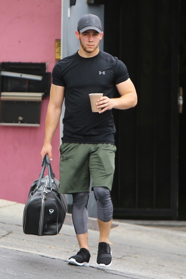 Girl4Music — jobrosnews: July 24: Nick Jonas leaving the gym...