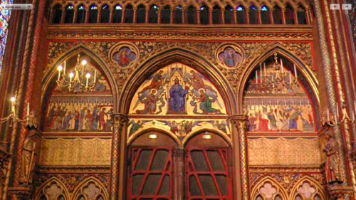 by-grace-of-god:Sainte-Chapelle, Paris, built by St. Louis...