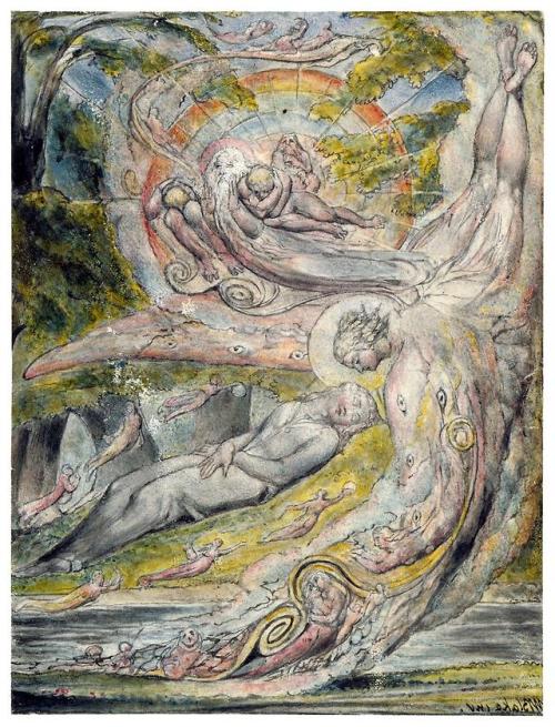 artist-blake:Milton`s Mysterious Dream, William...