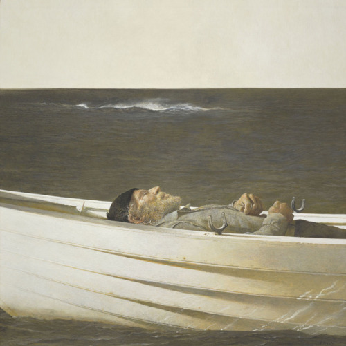 theartistsmanifesto:Adrift by Andrew Wyeth (ca.1982).