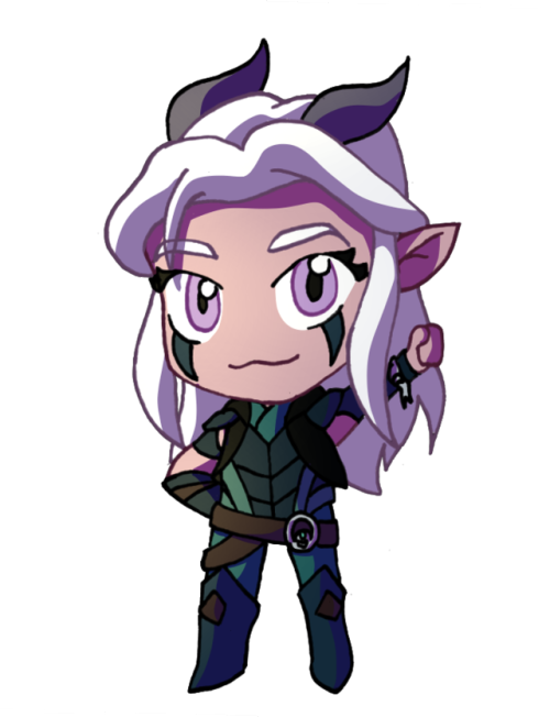 thebestdragonprince:Chibi’s are always weird to do, but this...