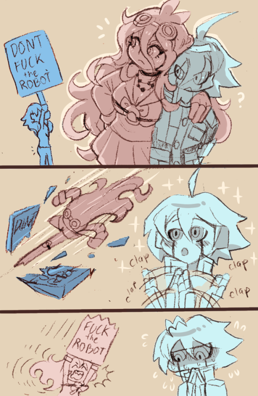 Kiibo X Ouma Lemon