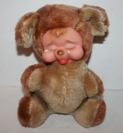 vintage rubber face stuffed animals