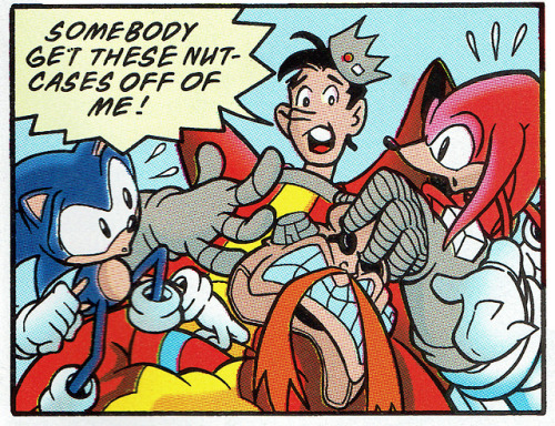 sonichedgeblog:A panel from the ‘Archie & Friends: A...