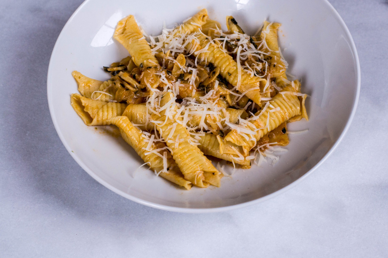 Garganelli Aromàtiques, as interpreted from La Pasta Per Als Catalans. –  The Manhattan [food] Project