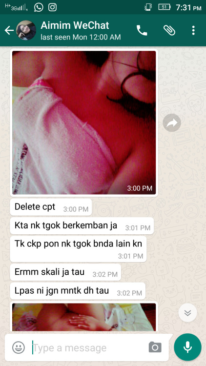 nottiesvideos:sagaiswara2506-blog:Nak I’d WeChat Awek abg...