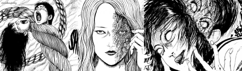 kelleysroom:fleshcoloredhorror:cloudmaking:*`~`*Junji Ito -...