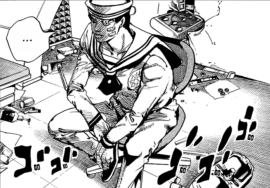 Манга 8 го. Джоске Хигашиката 8. JOJOLION Josuke. Джоджо Манга Джоске. Джо Джо Манга Джоджолион.