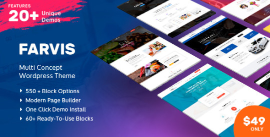 Farvis v1.3.3 - Multipurpose WordPress Theme Nulled