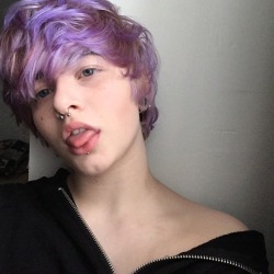 Lavender Haired Boy Tumblr