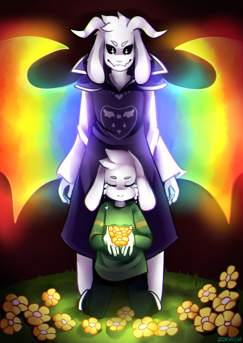 Asriel Dreemurr piece from my latest speedpaint~ check it out...