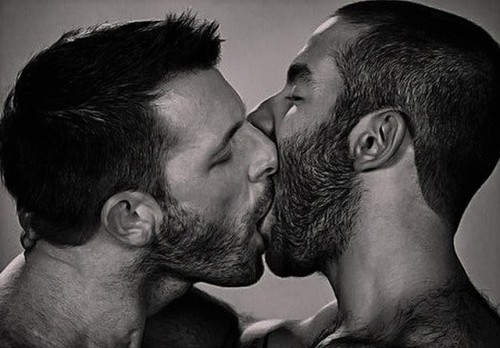 warmandhairy:HAIRY KISS!Want More Like This?…………Follow ME!