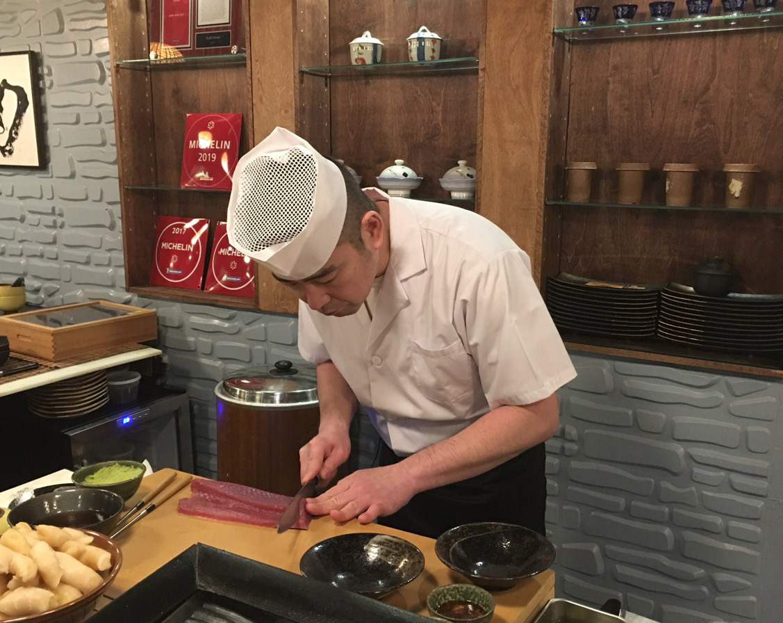 Eataku Nakajima At Sushi Inoue Nyc