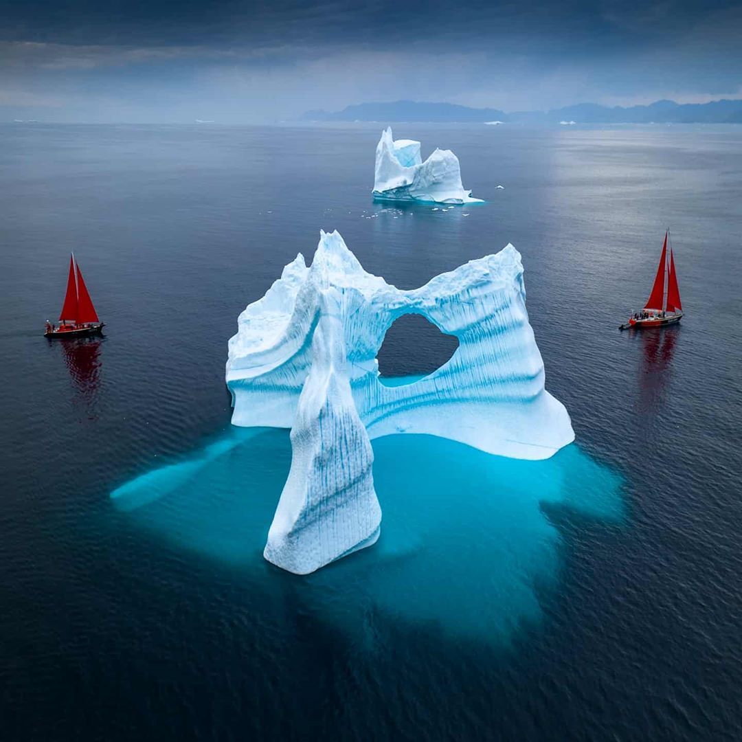 essence-of-nature: “ albertdrosphotography Giant Icebergs look incredible when you see the from above and realize what’s beneath. Taken in Greenland ”