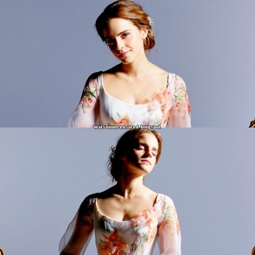 emmawatsonupdates:Two new pictures of Emma Watson from ‘Beauty...