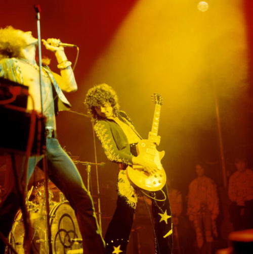 jefferson-mad-hippie:Led Zeppelin performing live onstage...