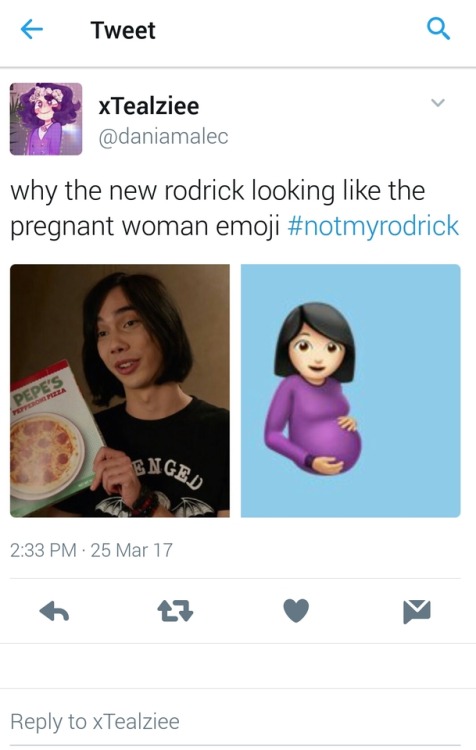 basicallyrelatable:This #notmyrodrick tag is one of the best...