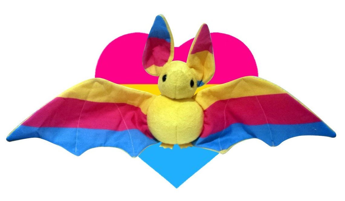 pride bat plush