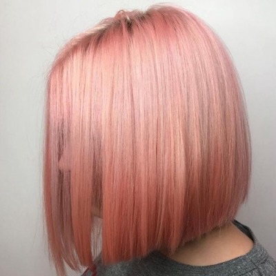 Short Pastel Pink Hair