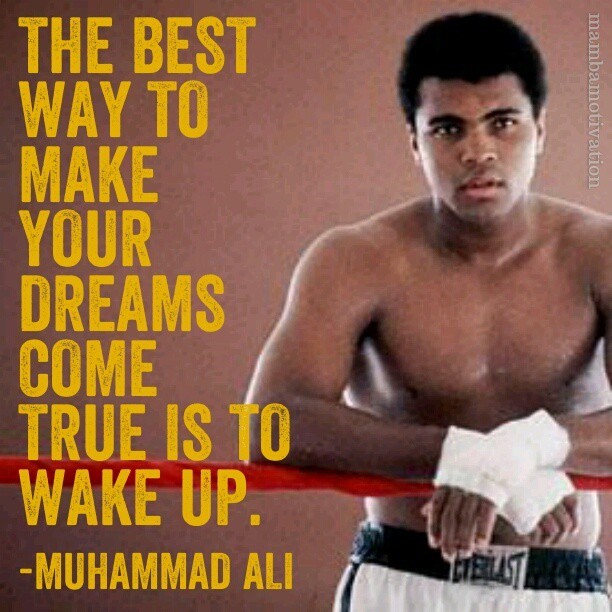 Mamba Motivation™ - Quote by retired Boxing Legend Muhammad Ali.