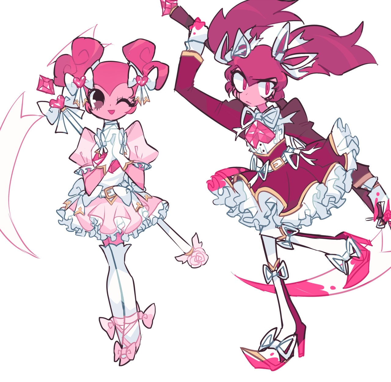 spinel's transformation reminded me of magical girls | Tumblr