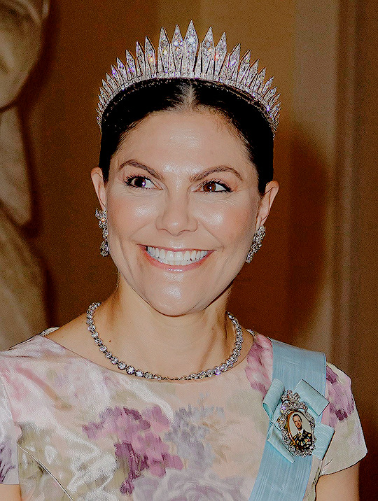 Europe's Royal Jewels — Baden Fringe Tiara ♕ Swedish Royal Jewel...