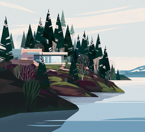 architecture-drawings:Cabins Philip Jodidio