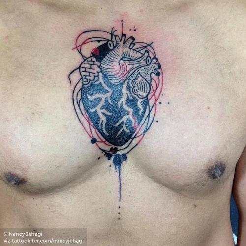 By Nancy Jehagi, done in Mexico City. http://ttoo.co/p/27824 anatomy;heart;nancyjehagi;chest;graphic;love;facebook;twitter;medium size;anatomical heart;illustrative