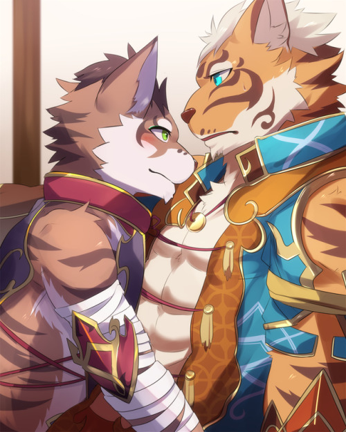 theotherwolfy:Nekojishi boys! Except someone made Likulau cry....