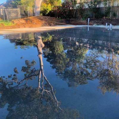 Morning reflection on what is going to be a epic extension at our West Pennant Hills project
