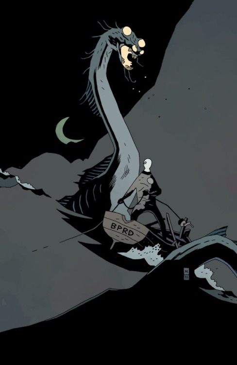 twofistedpulp:Mike Mignola, Year of Monsters variant cover...