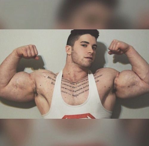 muscleryb:Adam Gerber 20yo 5'11 265lbsCompilation