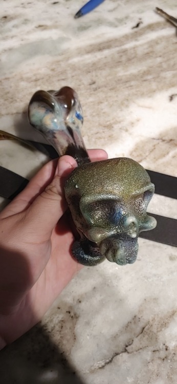 do-drugs-kids-trip-balls:Cool pipe my bro got on our trip to...