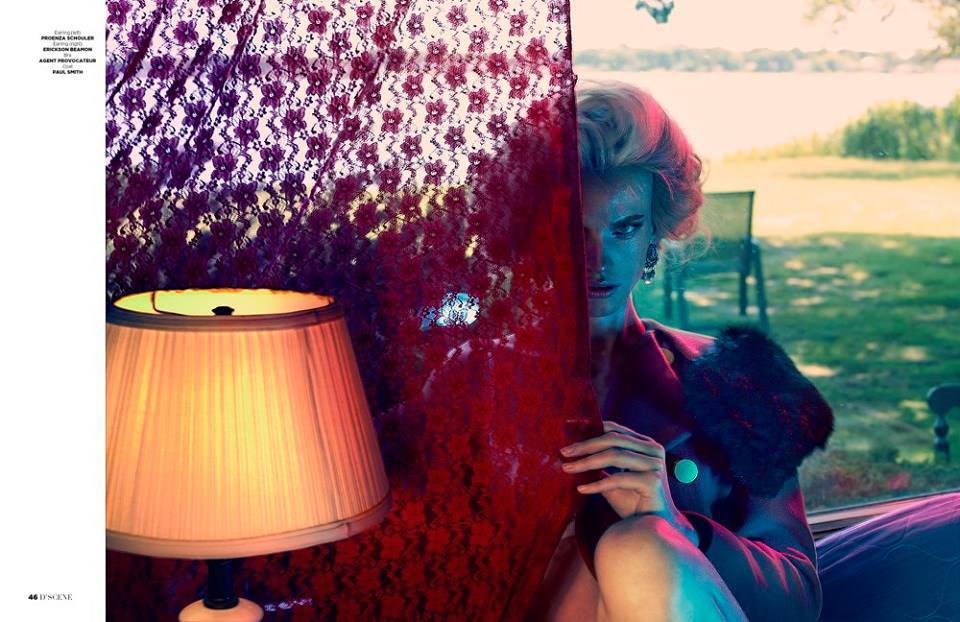 <p>Anne V at the Silver Sands Motel in Greenport, N.Y. For D